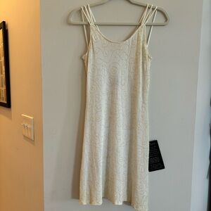 NWT Elegant Beaded White Dress